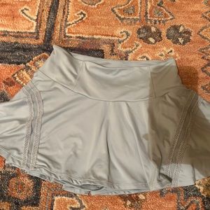 Light Blue Free People Pleats and Thank You Skort